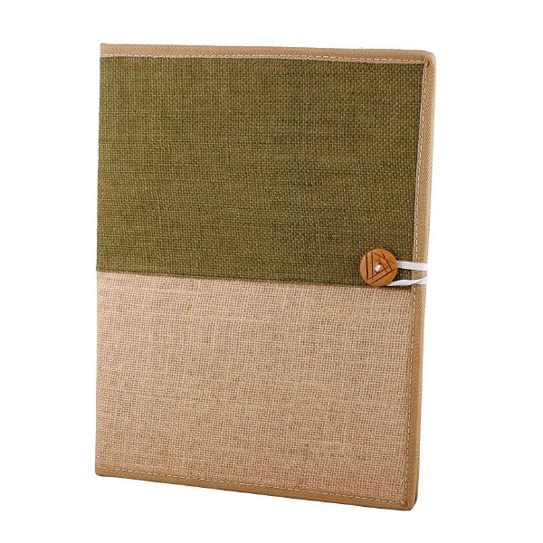 Jute Document Holder with Button Closure Manufacturers, Suppliers in Solapur