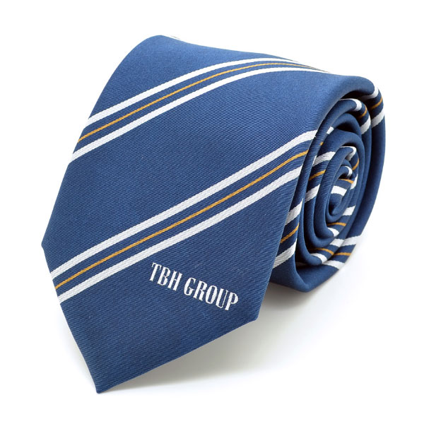 Ocean Blue Striped Neck Tie Manufacturers, Suppliers in Bhopal