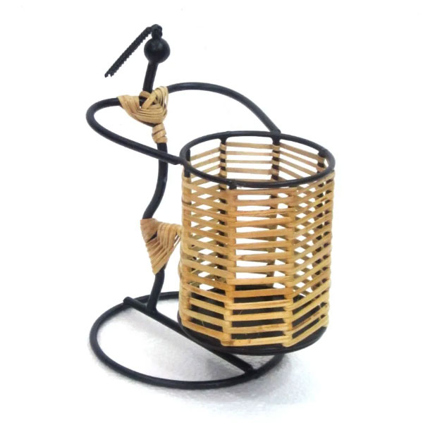  Iron Lady Pen Holder with Cane Work Manufacturers, Suppliers in Daman And Diu