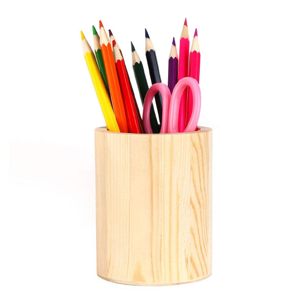 Wooden Round Pen/Pencil Holder  Manufacturers, Suppliers in Haryana