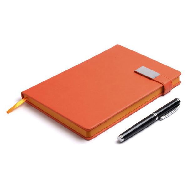 Brown Leather Personal Dairy with Pen Manufacturers, Suppliers in Kerala