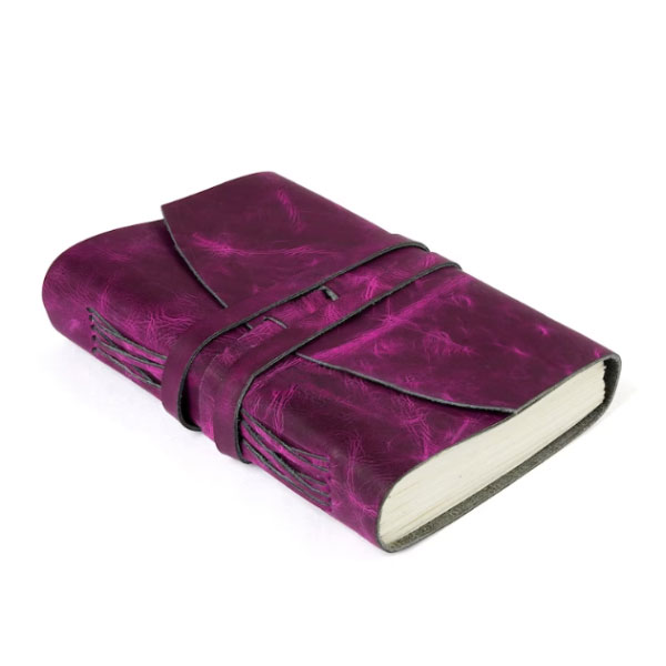 Purple Journal Leather Notebook Manufacturers, Suppliers in Varanasi