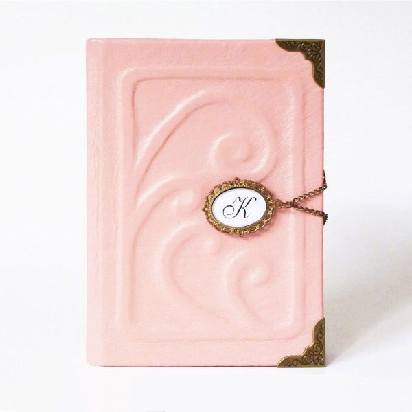 Custom Leather Journal Pink Diary Notebook Personalized Manufacturers, Suppliers in Haridwar