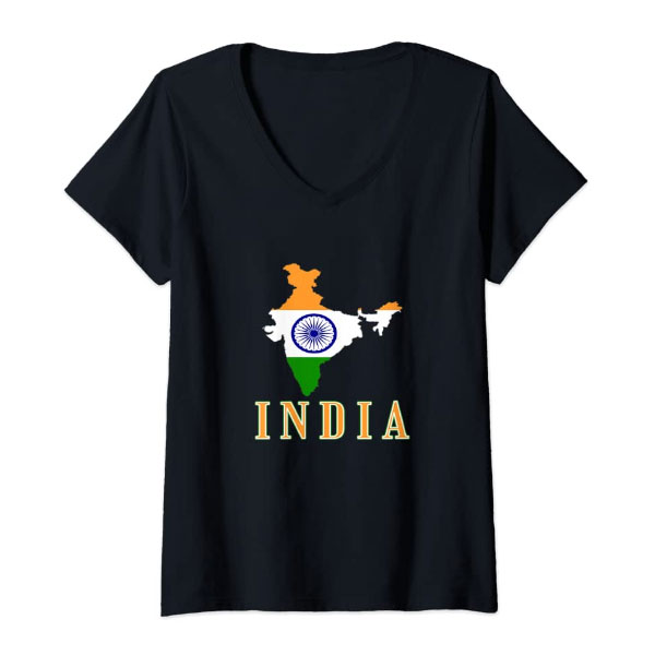 Indian Flag Country Map Outline T-Shirt Manufacturers, Suppliers in Dewas